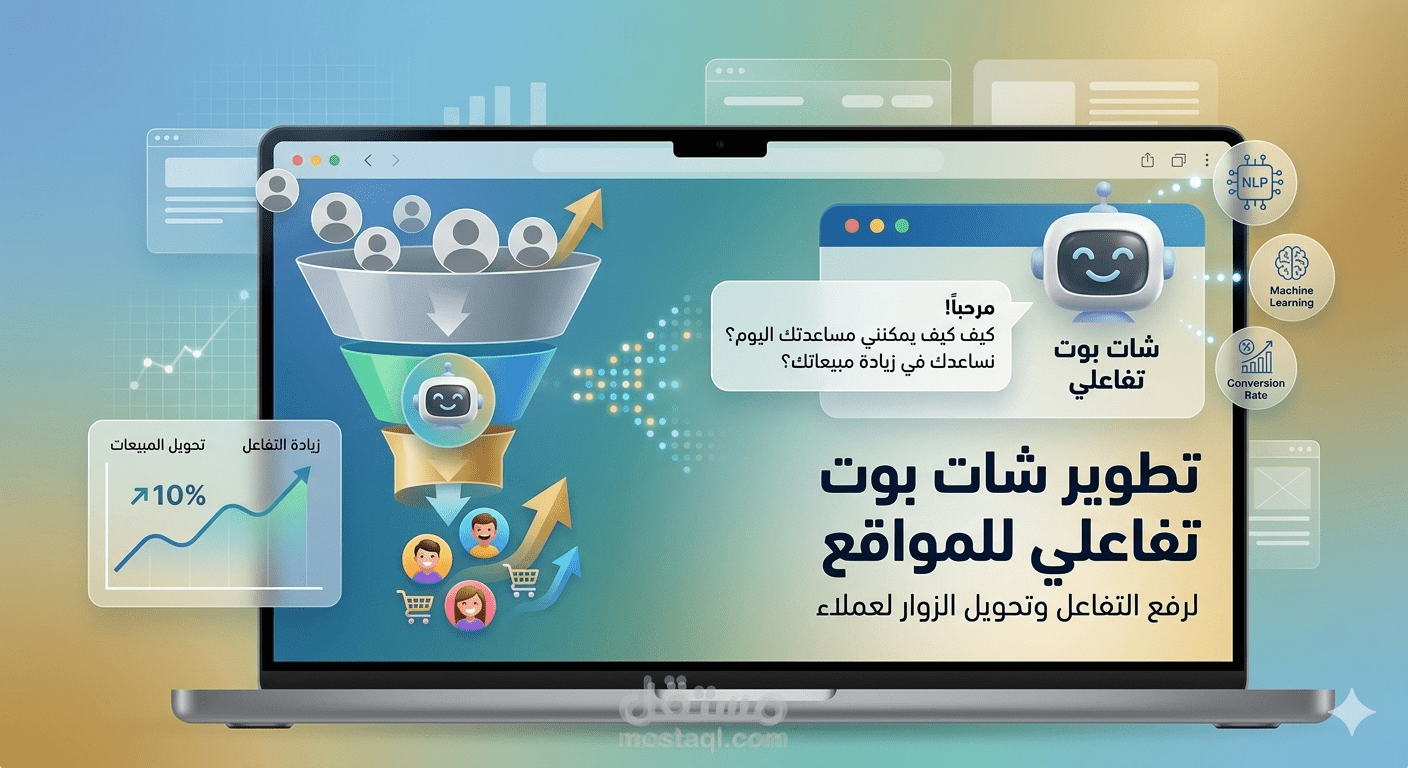 Chatbot ذكي يتحكم في الموقع من خلال أوامر المستخدم