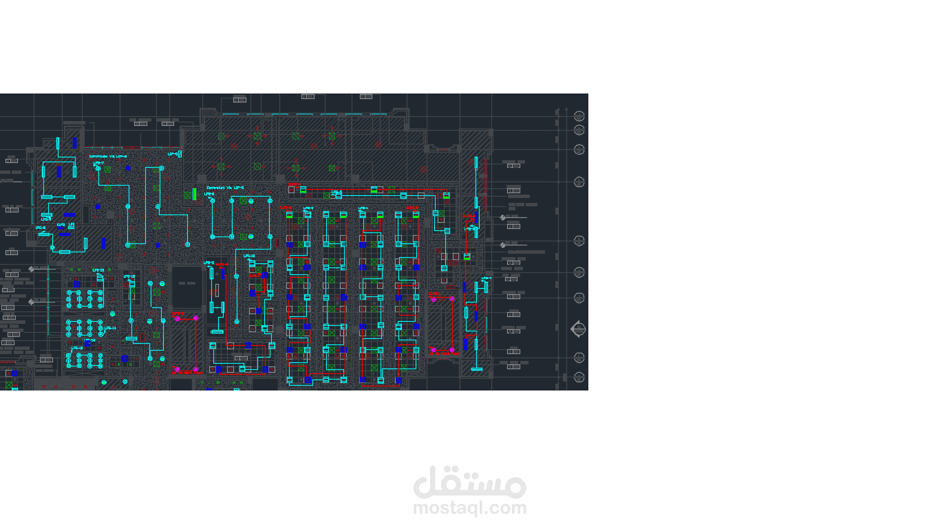 design system for call center building . design include: 1- lighting system using Dialux Evo 2- power system