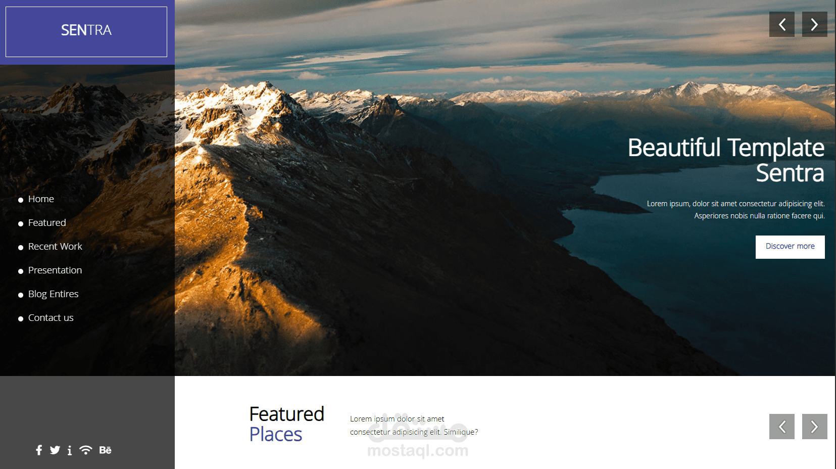 Beauty landing page