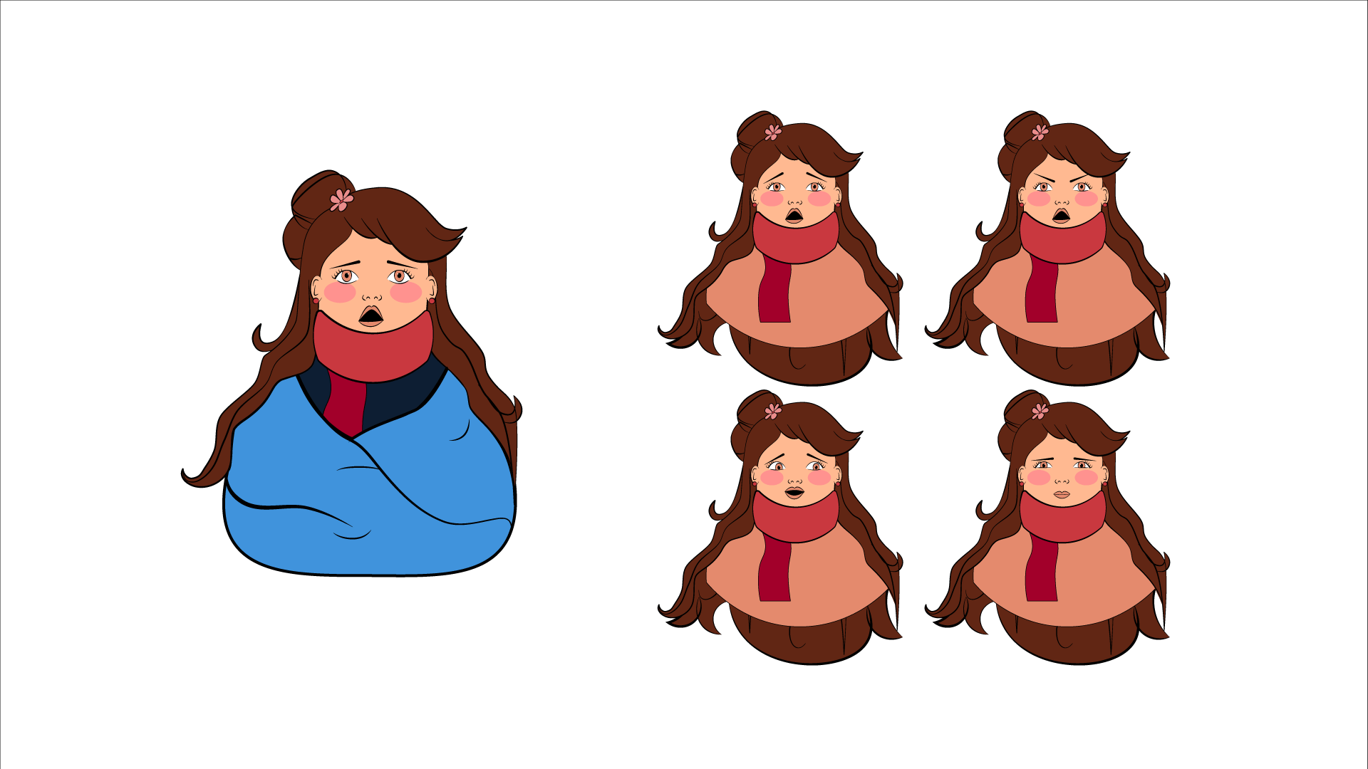 تصميم شخصيه باسم "سولا"