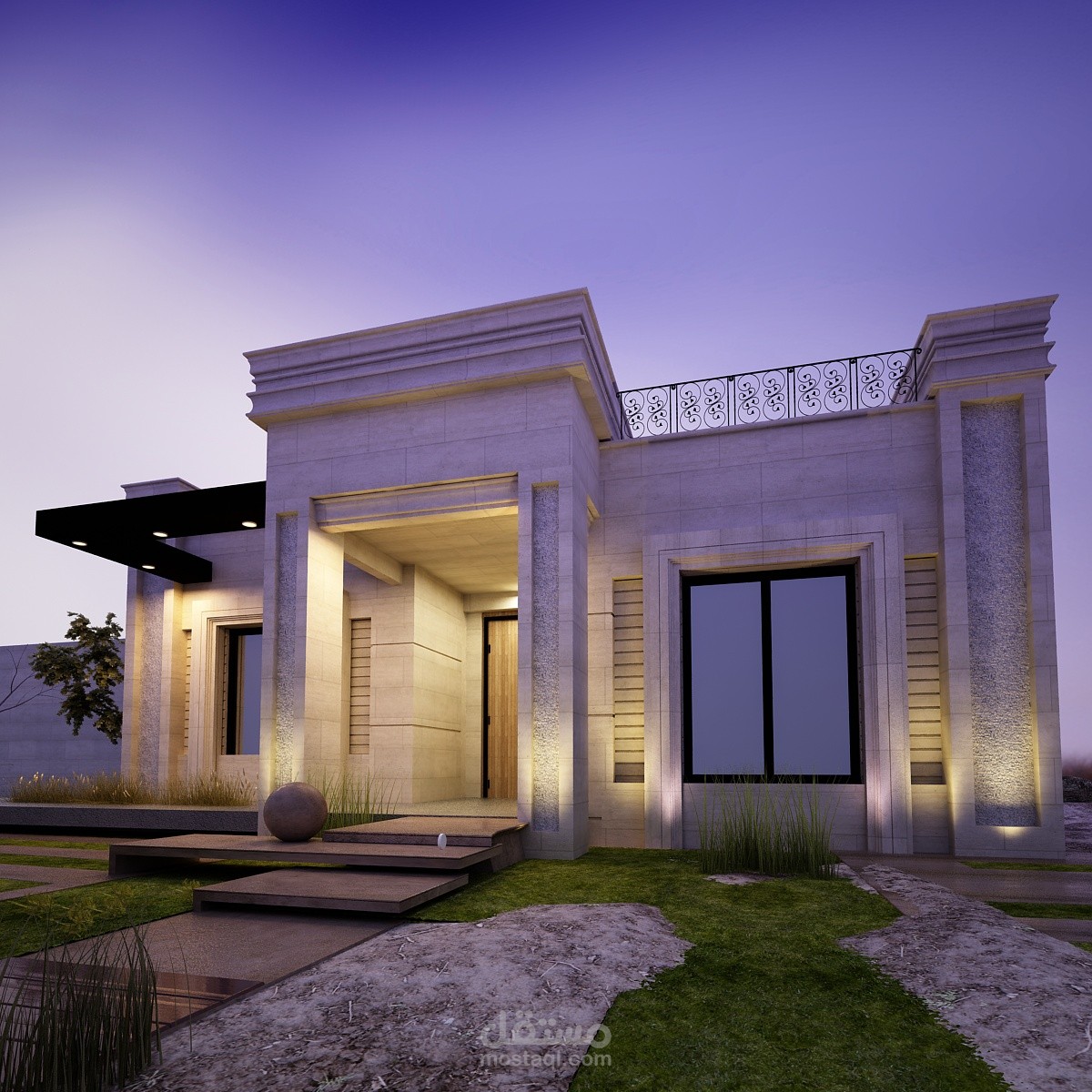 تصميم فيلا سكنية