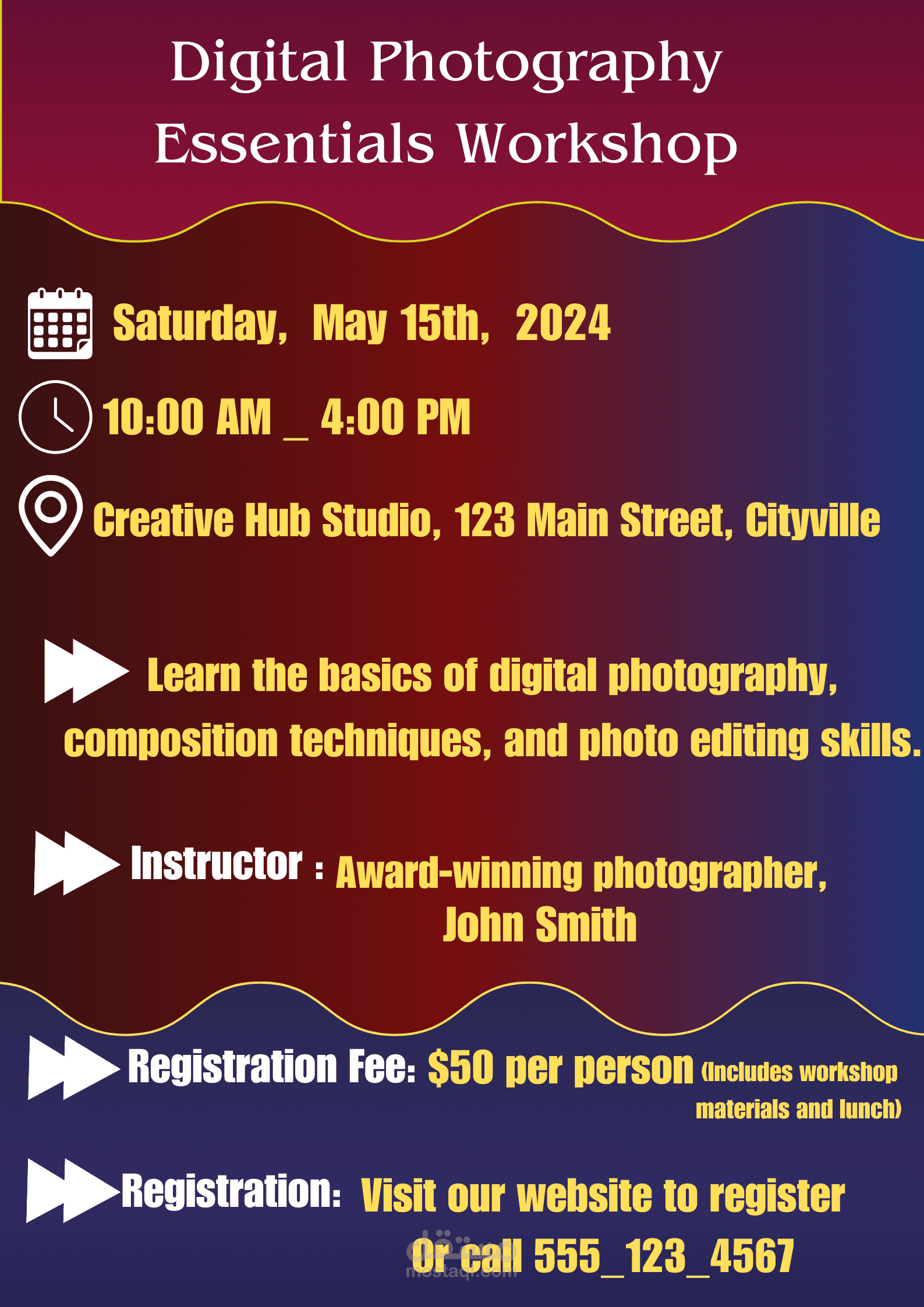 تصميم بوستر