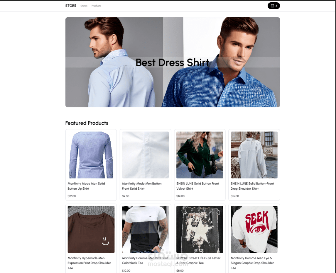 E-commerce with Dashboard Admin