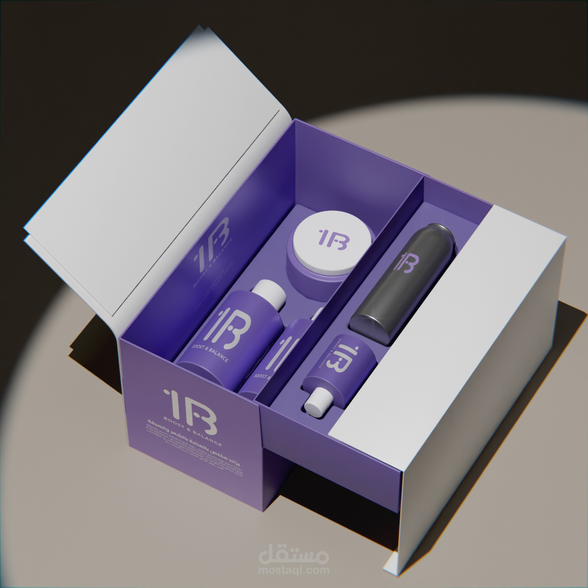 تصميم بوكس تغليف للمنتجات 3d packaging