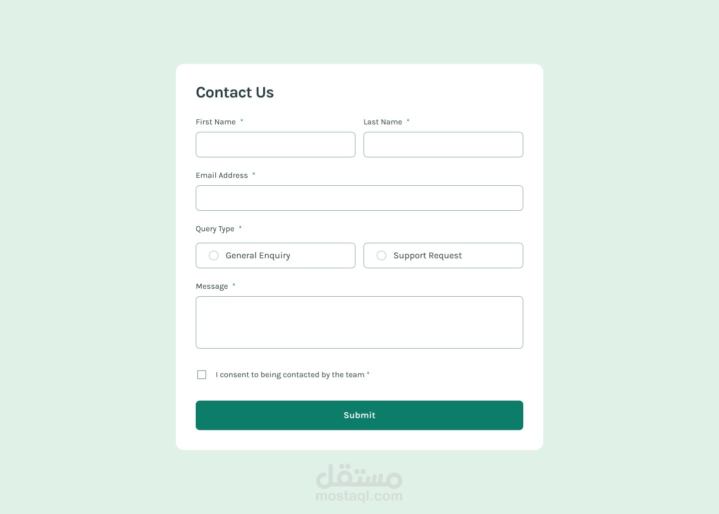 Contact Form