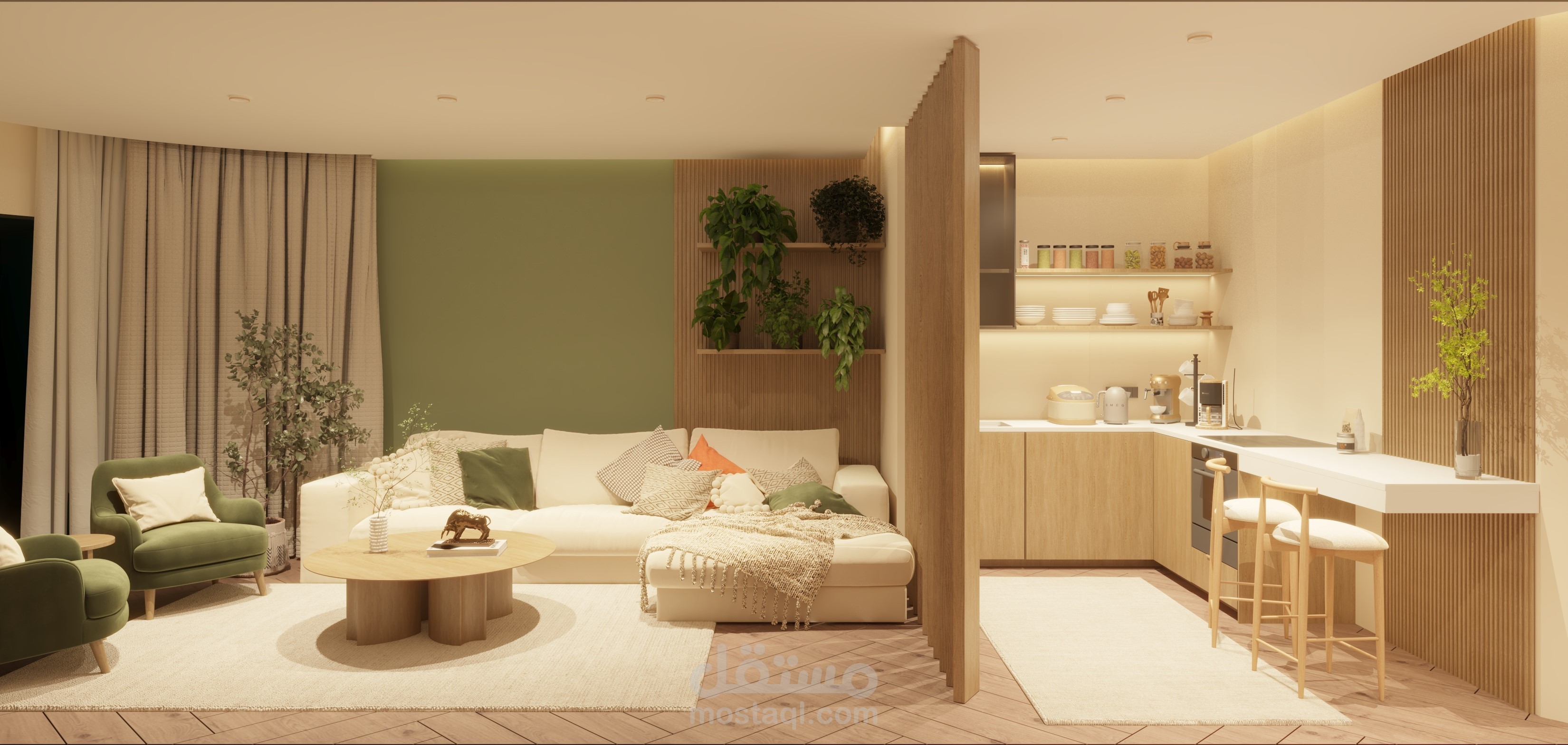 تصميم داخلى متكامل لفيلا بالسعودية مع المخططات التنفيذية وذكر مصادر الشراء .