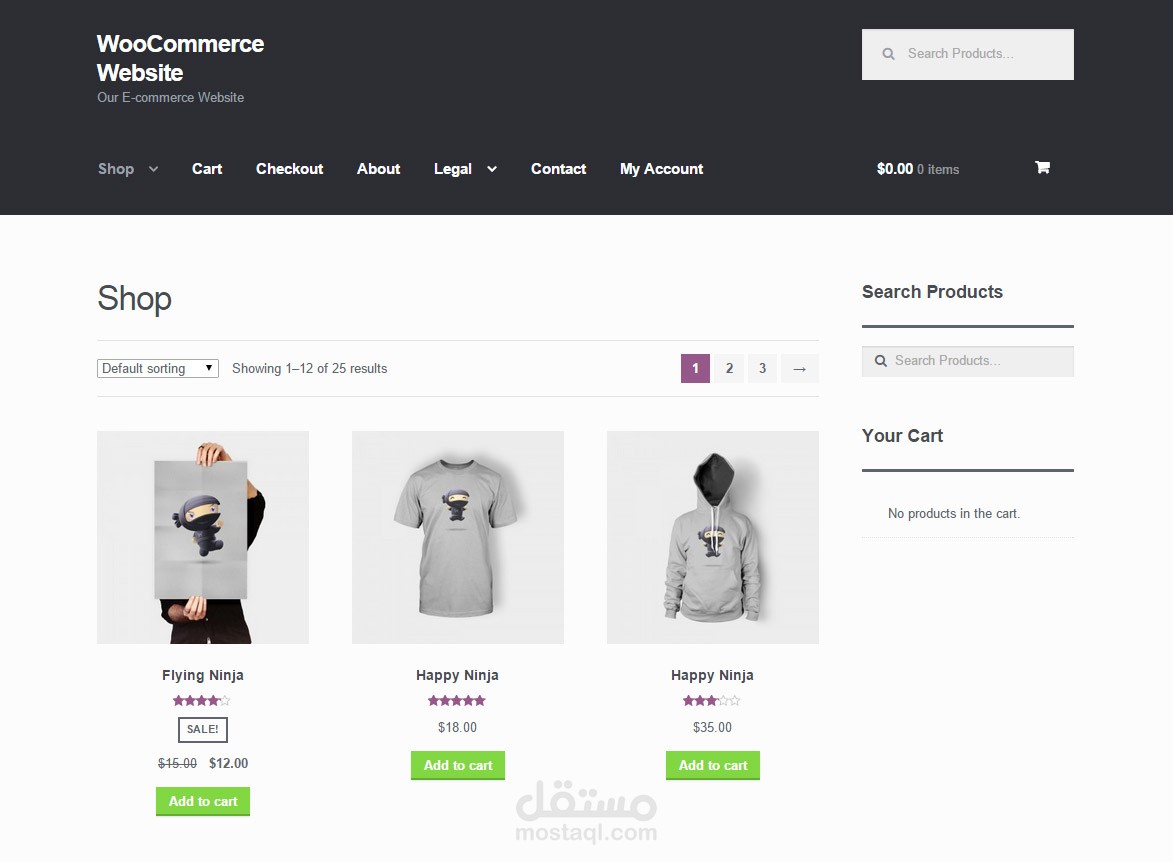 متجر WooCommerce