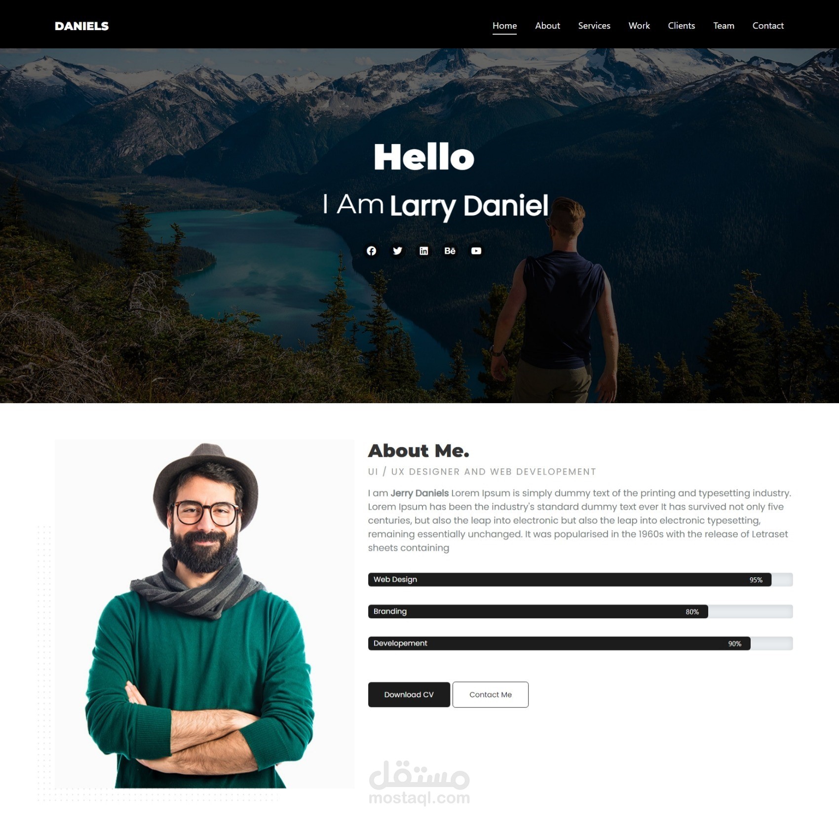 صفحة هبوط (landing page)