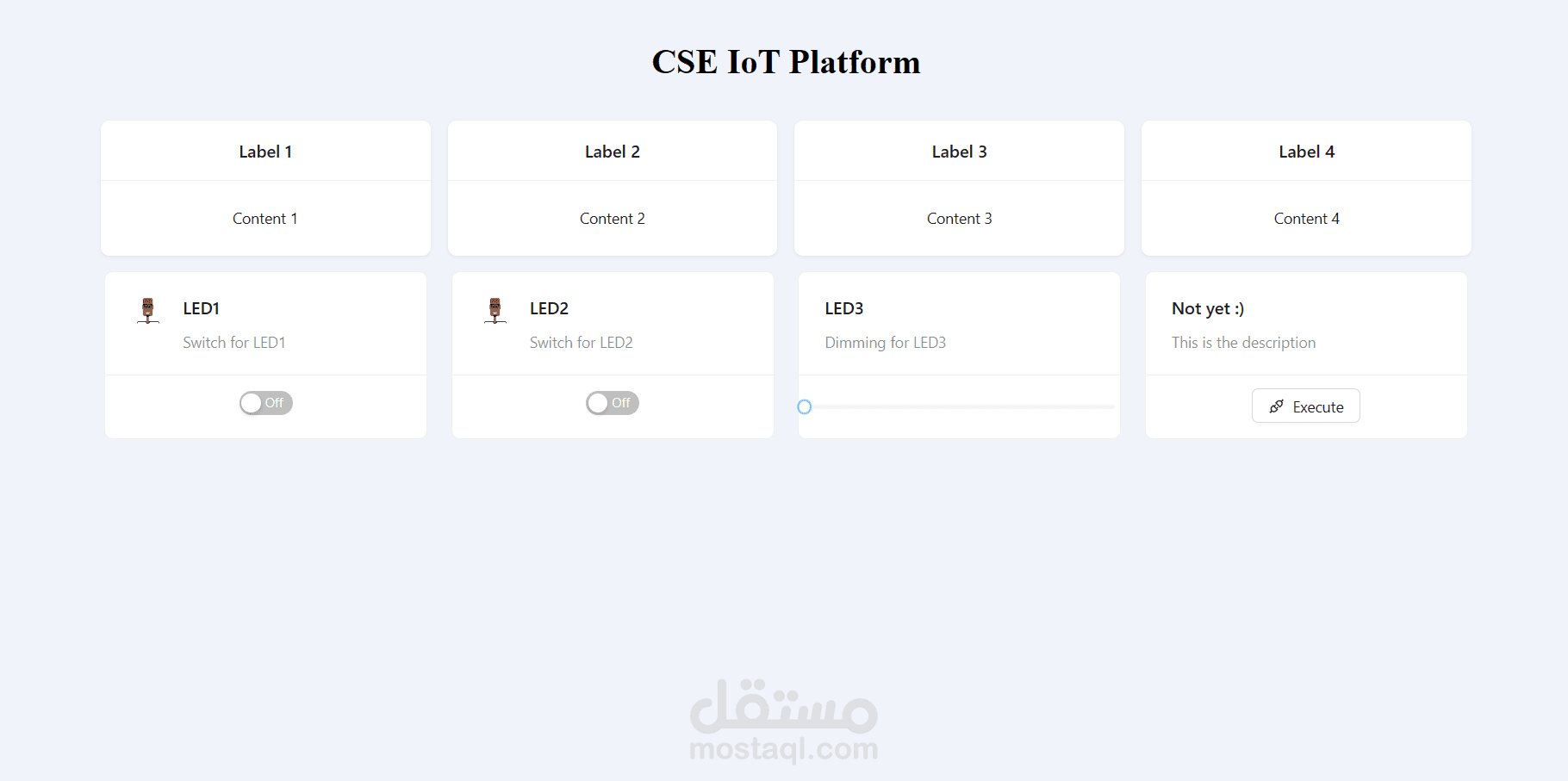 منصة تحكم إنترنت الأشياء