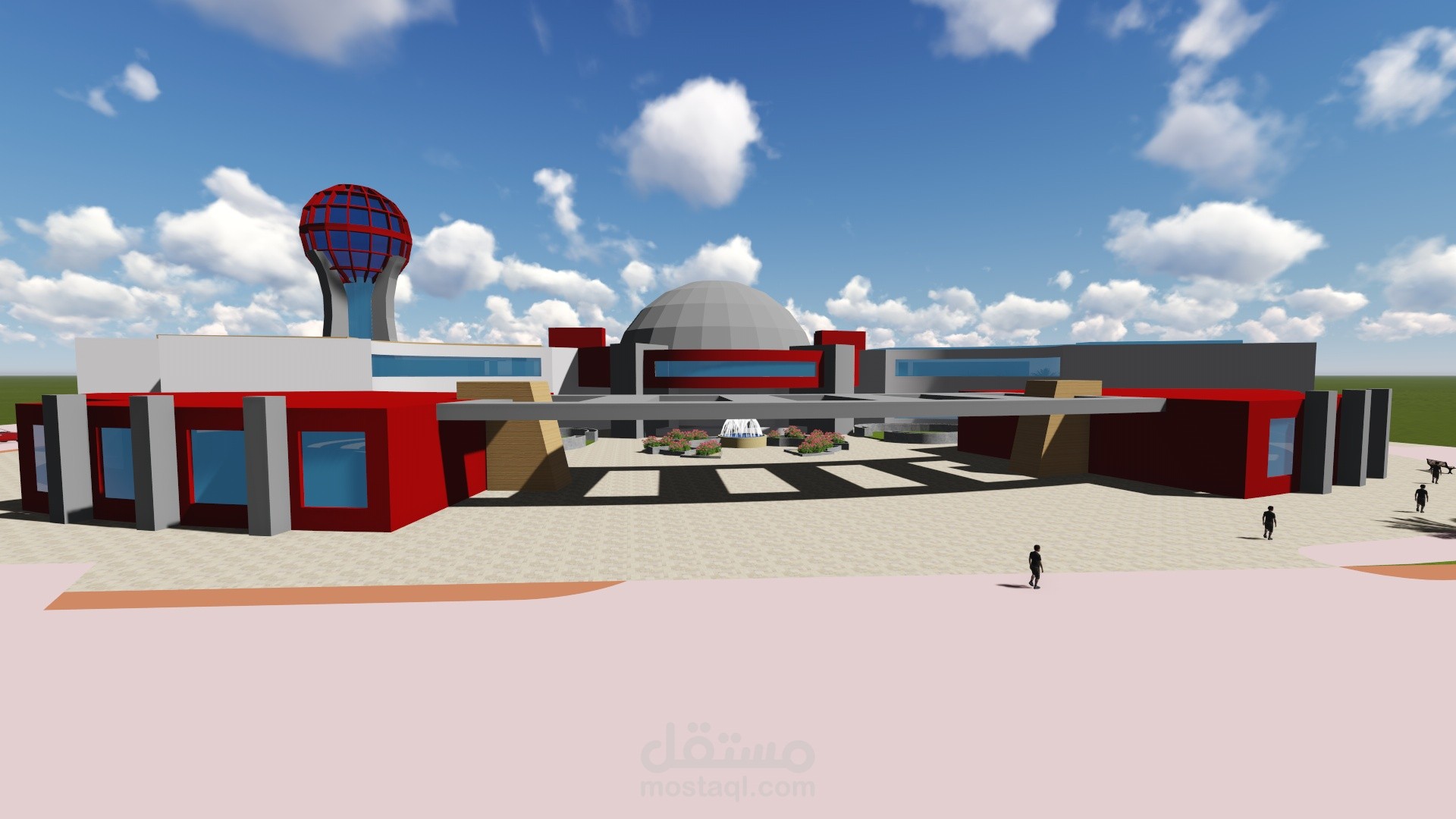 تصميم مركز ثقافي