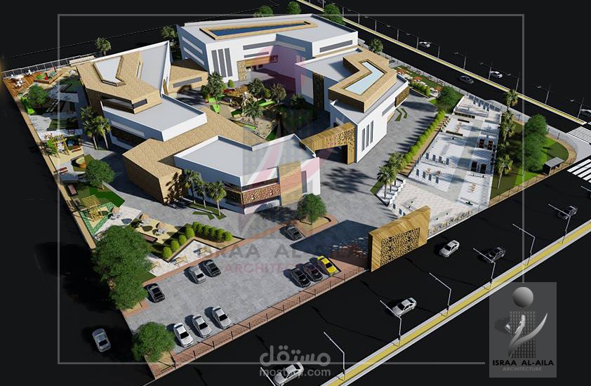 تصميم مركز طاقات الشبابي | Taqat Youth Center design