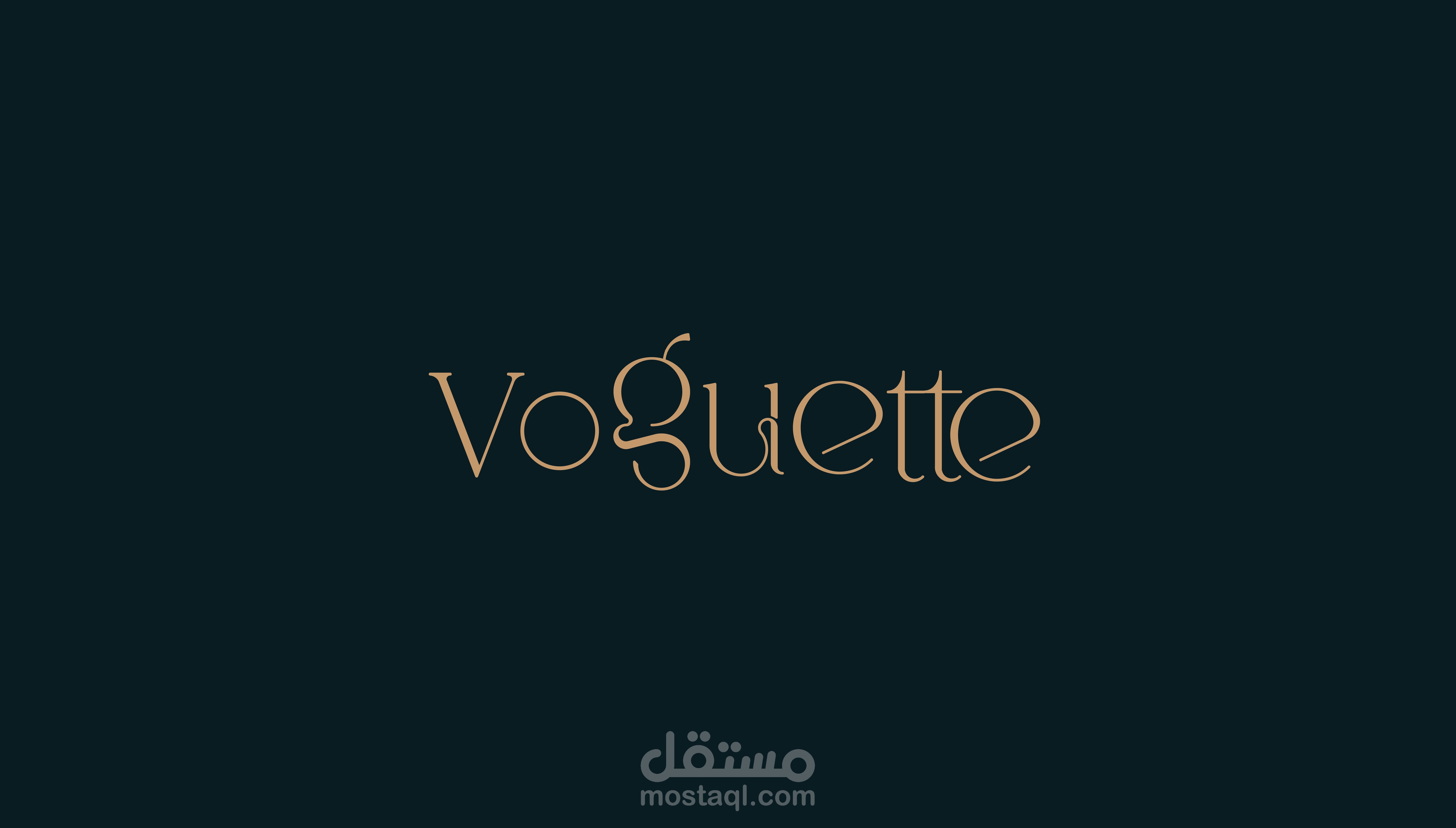 تصميم شعار | Voguete Logo Design