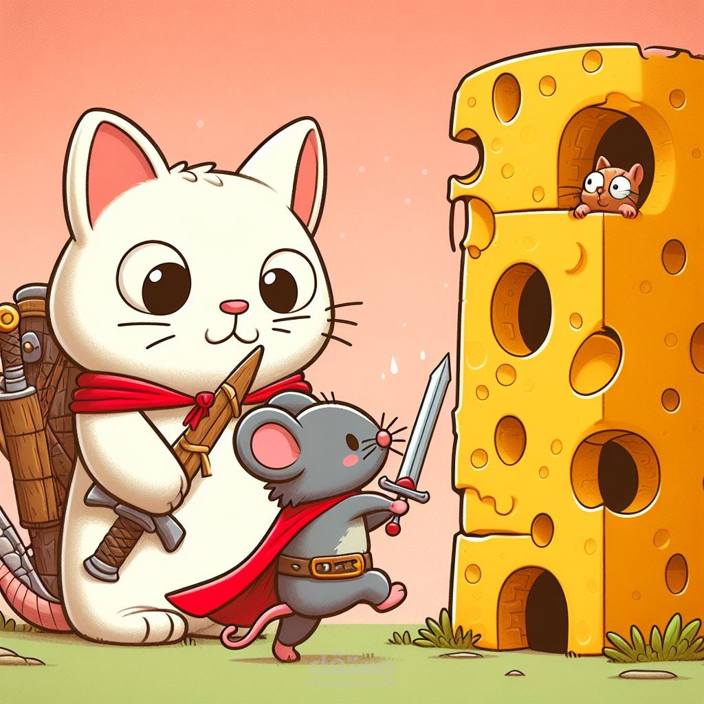 قصه الفار الصغير والجبنة الكبيرة