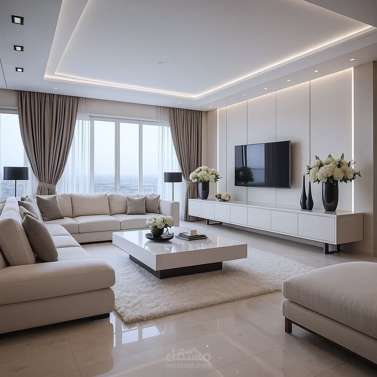 تصميم صالة معيشه
