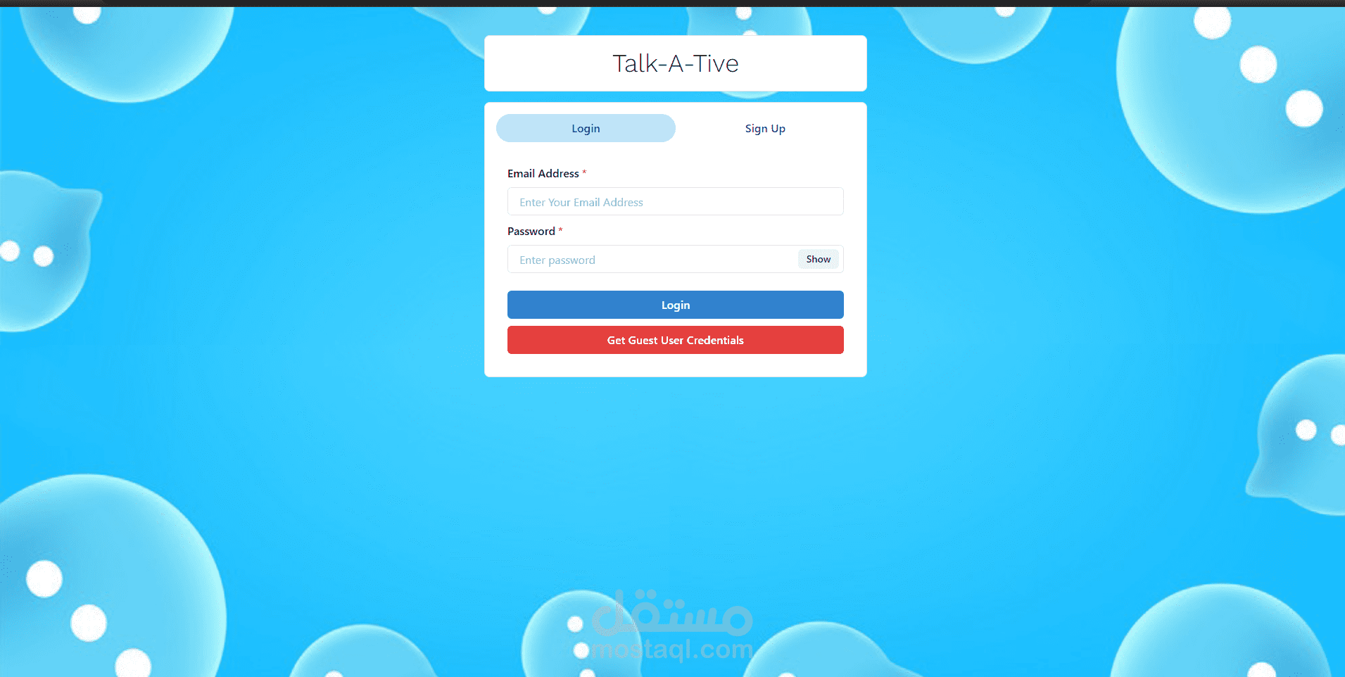Talk-A-Tive (Real Chat Application)