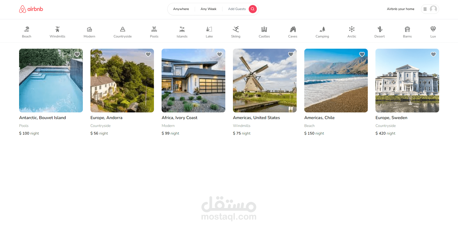 Airbnb Clone