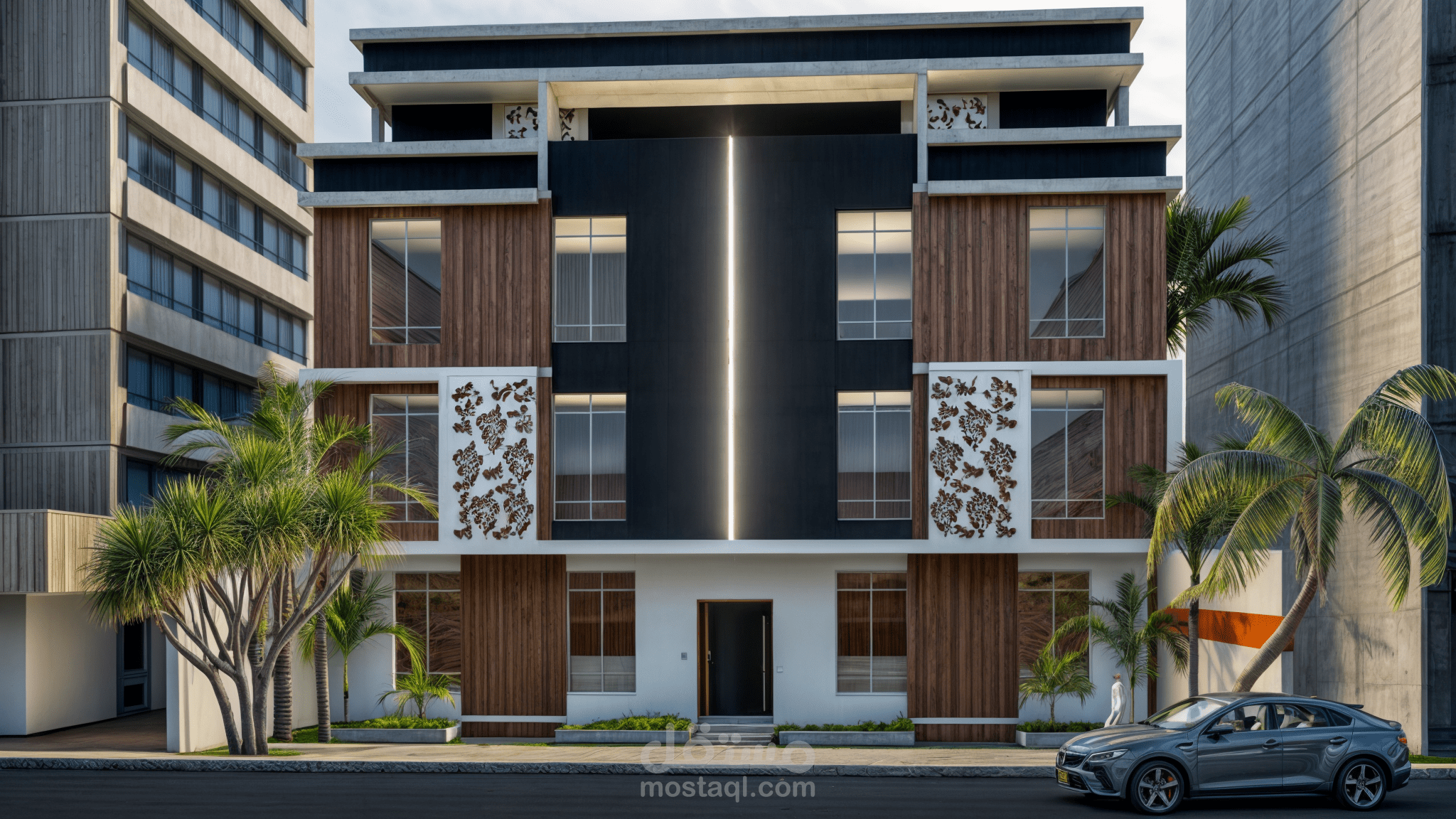 تصميم واجهة معمارية مودرن