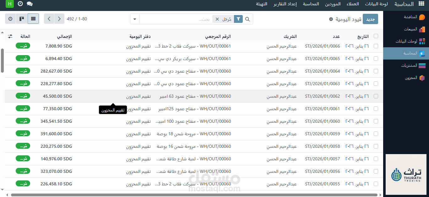 تقييم المخزون