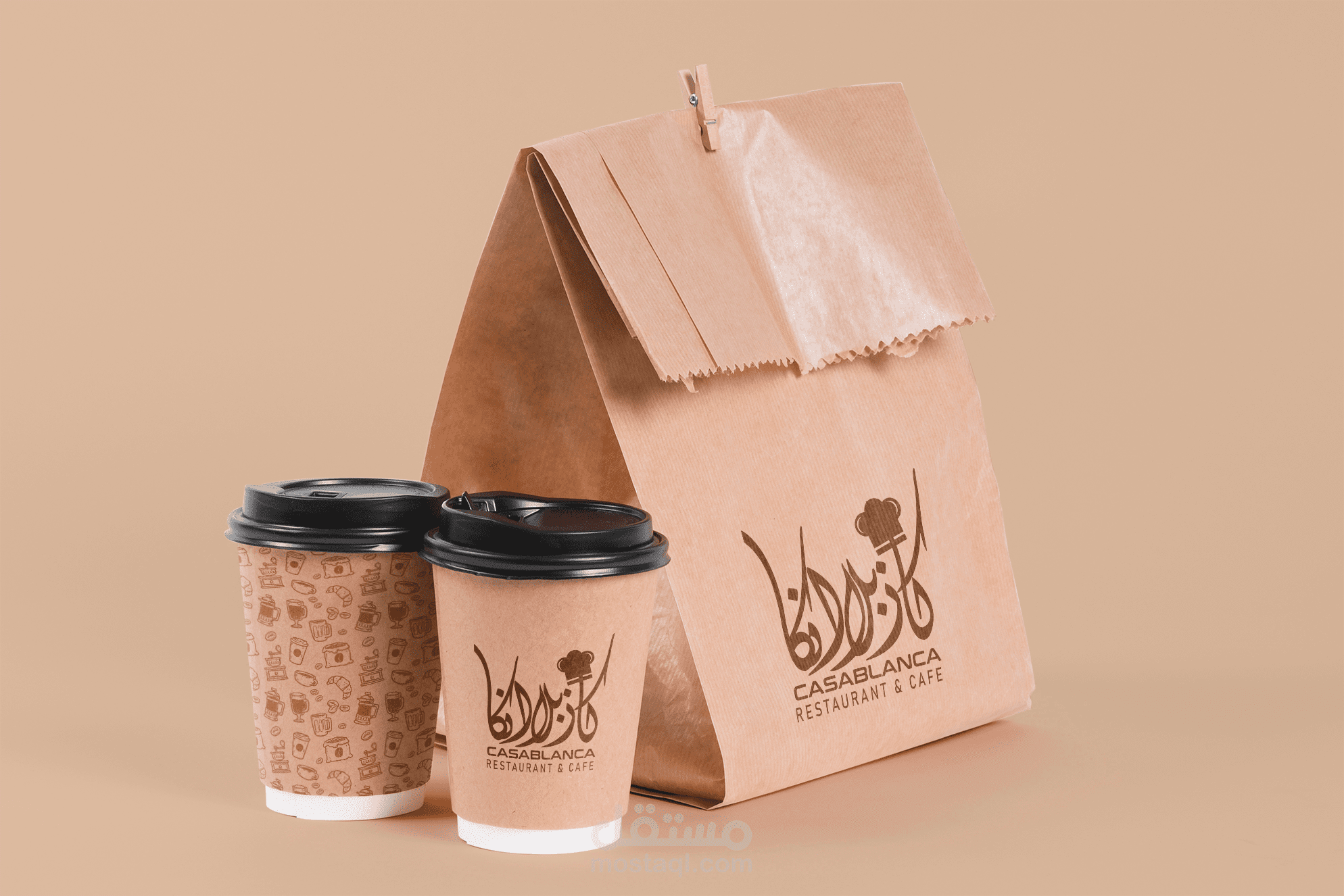 شعار ومنيو كافيه كازبلانكا