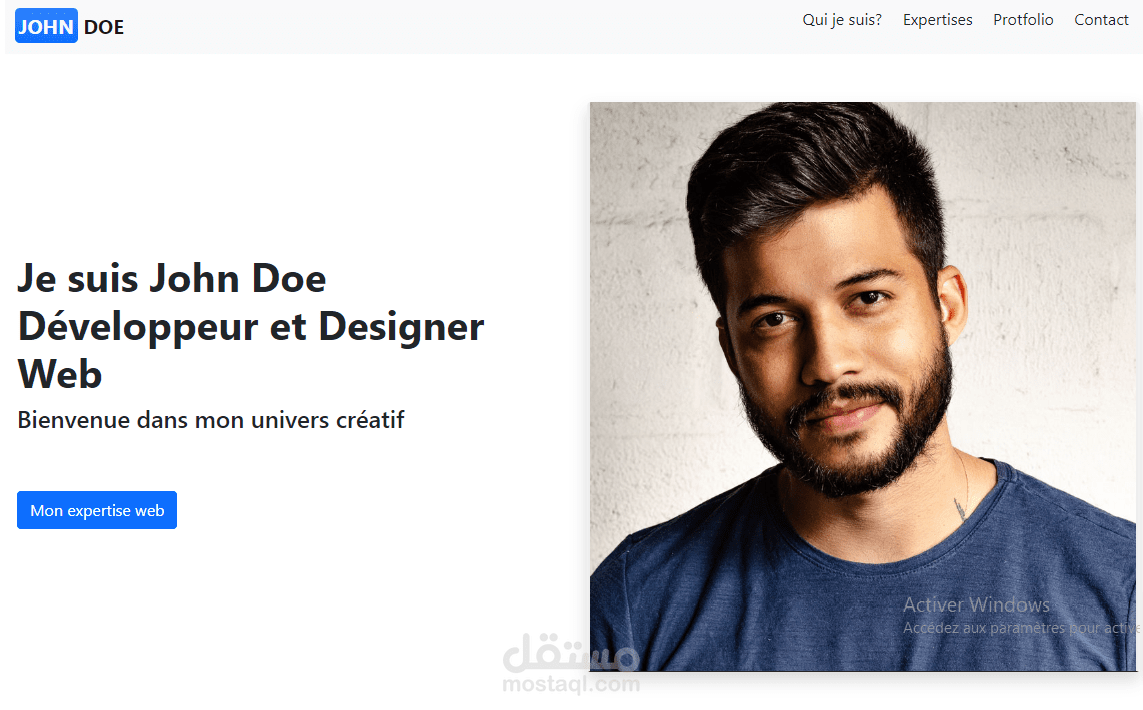 صفحة portfolio