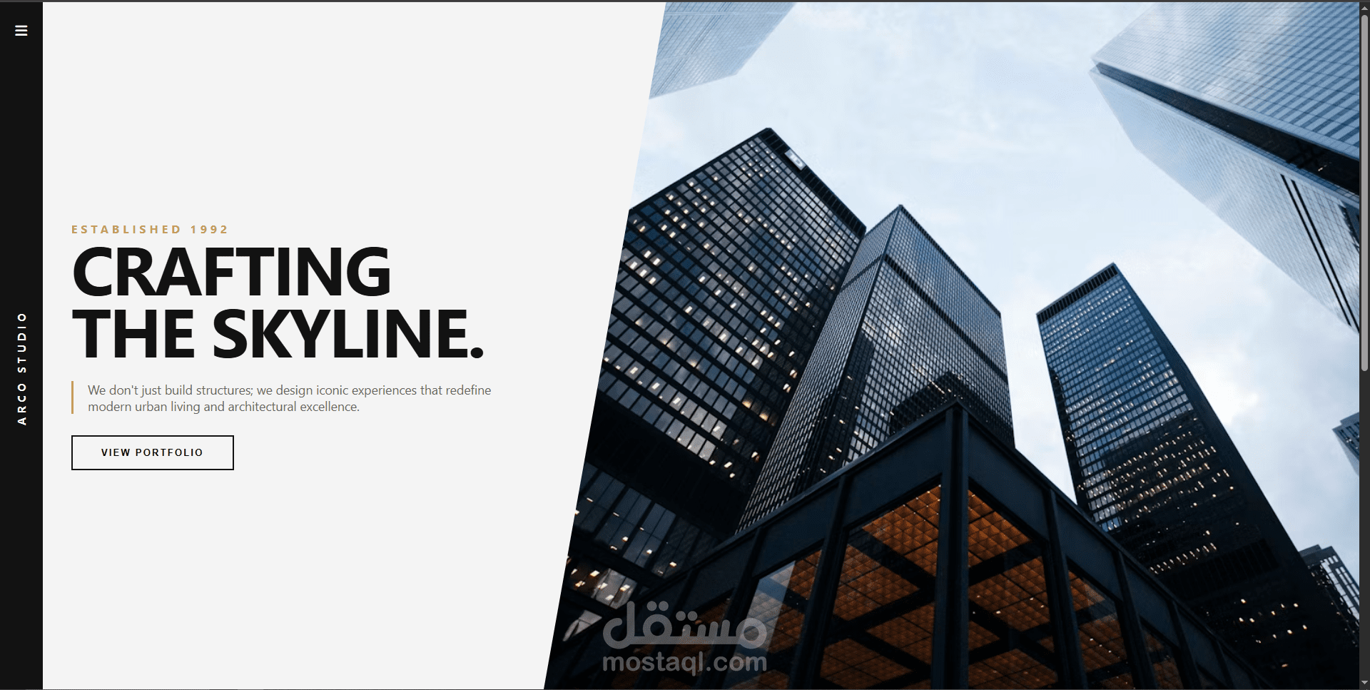 منصة عرض للمشاريع المعمارية والعقارات الفاخرة