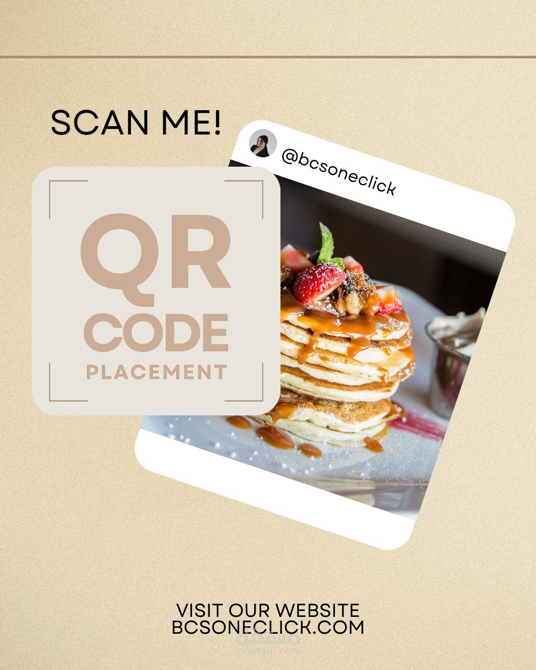 Qr code poster