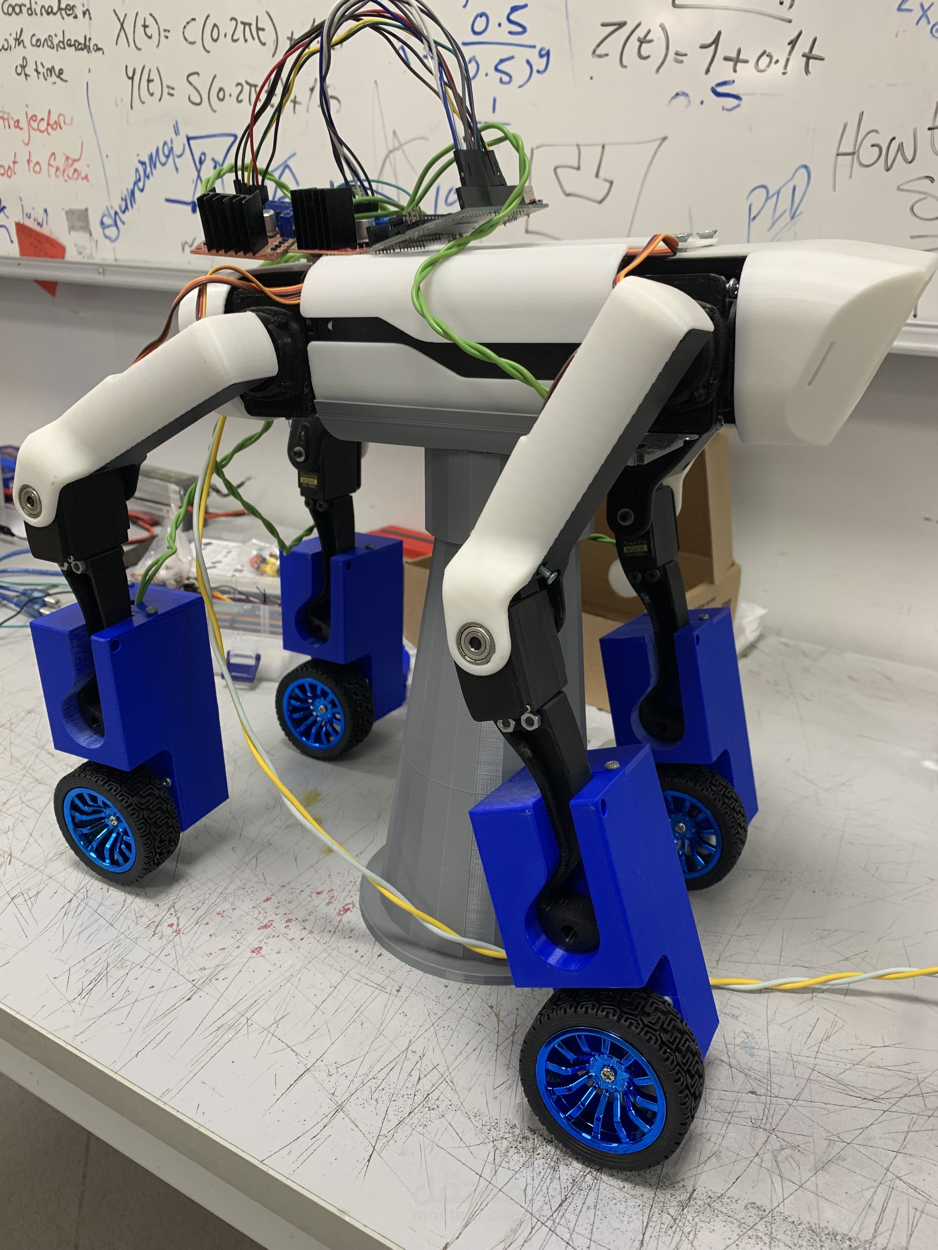 Wheeled Quadruped Robot Platform