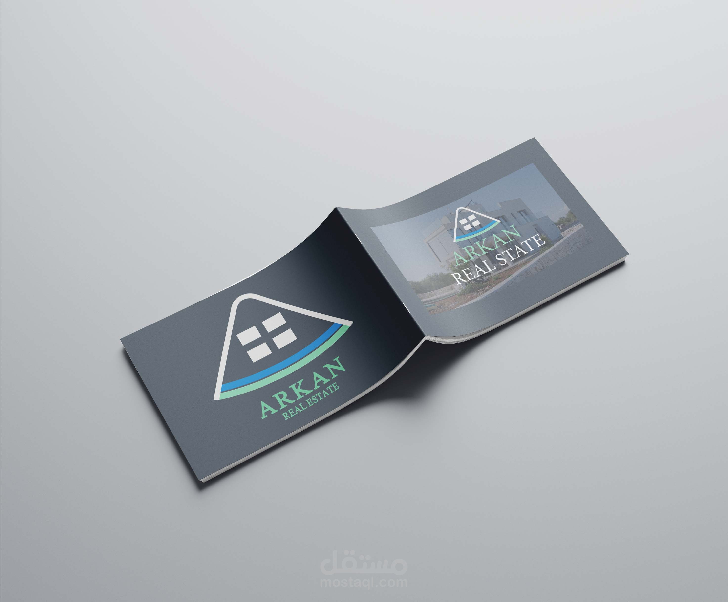 تصميم بروشور لشركه عقارات
