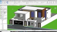 نمذجة مبنى باستخدام  sketch up