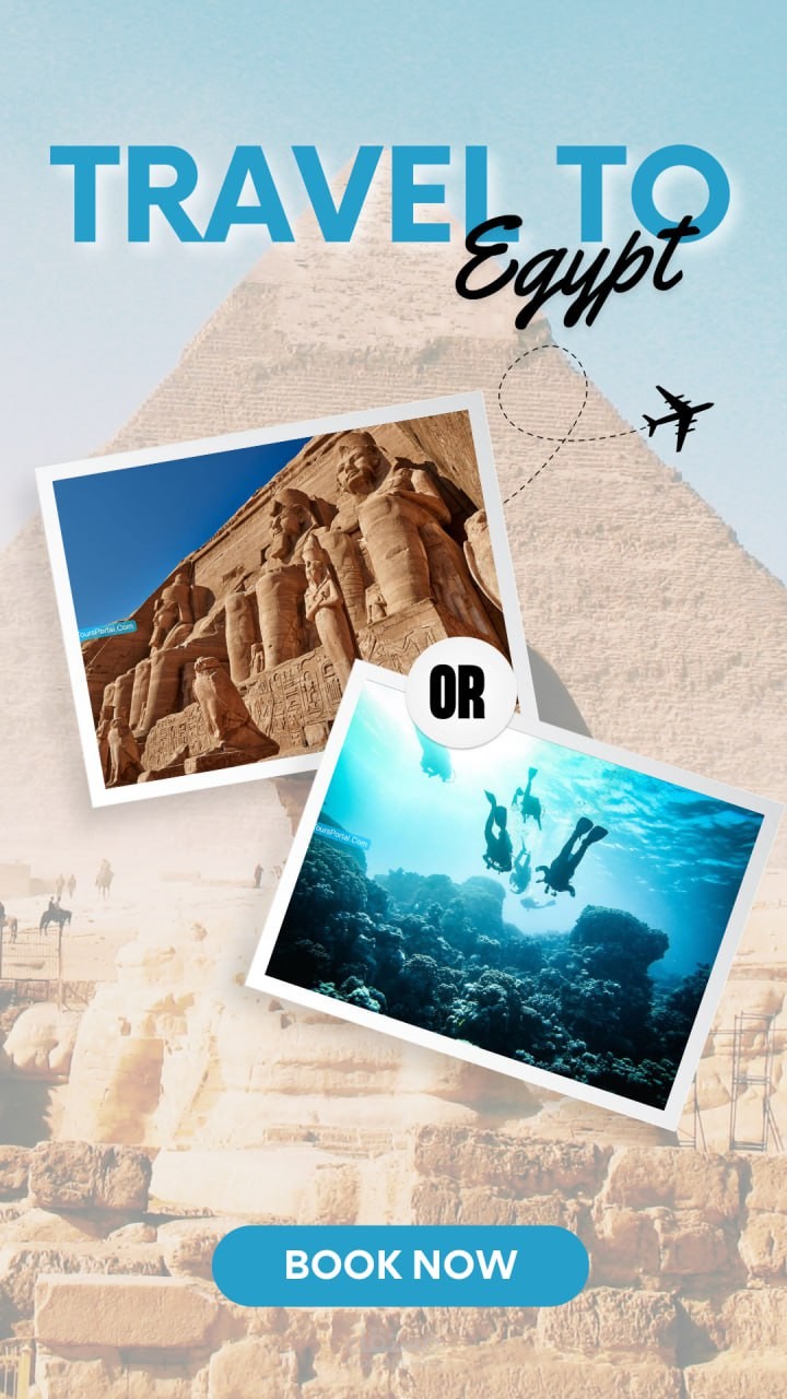 Travel ad for a travel agency