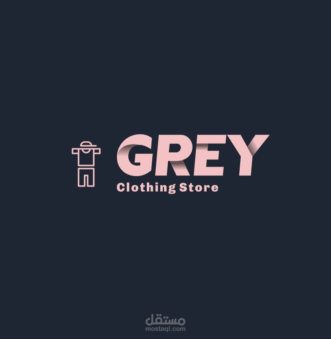 لوجو لمحل ملابس 'Grey'