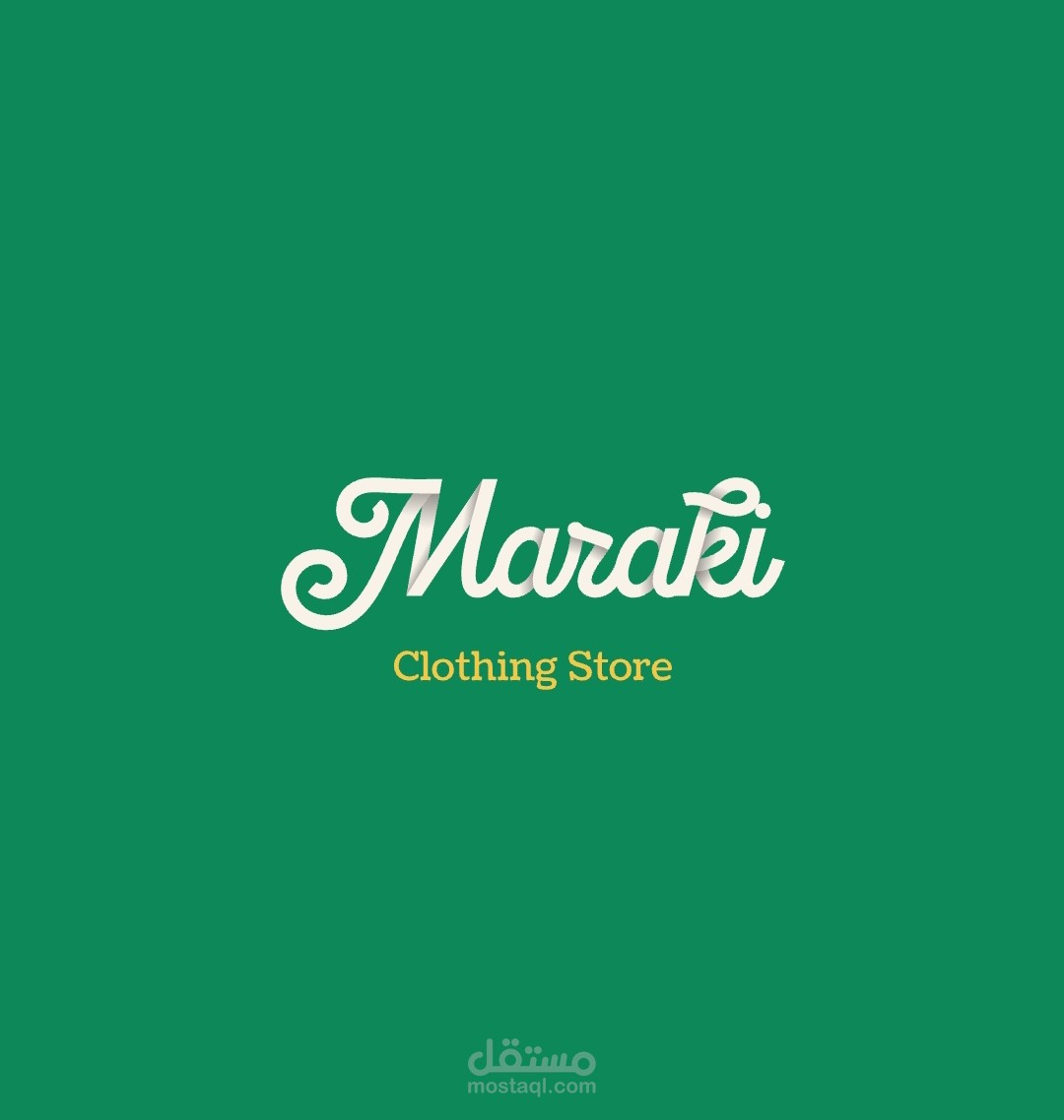 لوجو محل ملابس 'Maraki'
