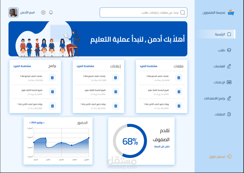 Application and Dashboard for Managing & Organizing School Data