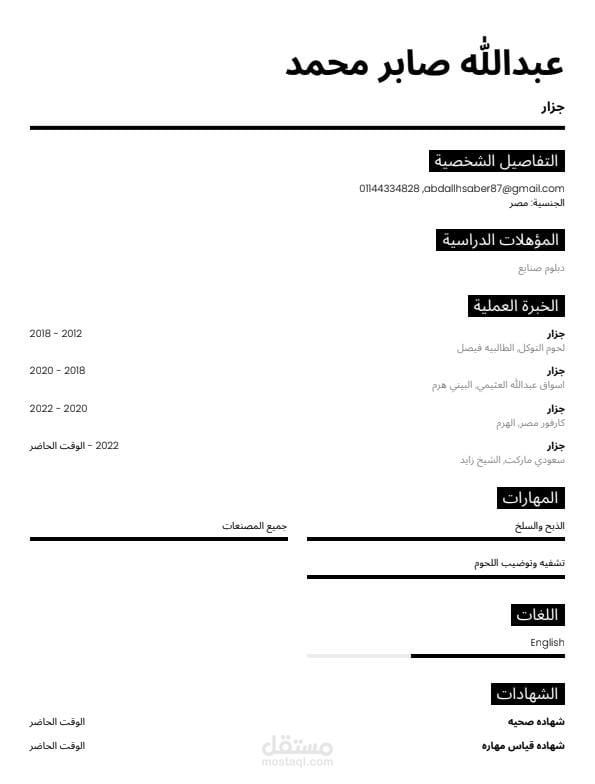 سيرة ذاتية