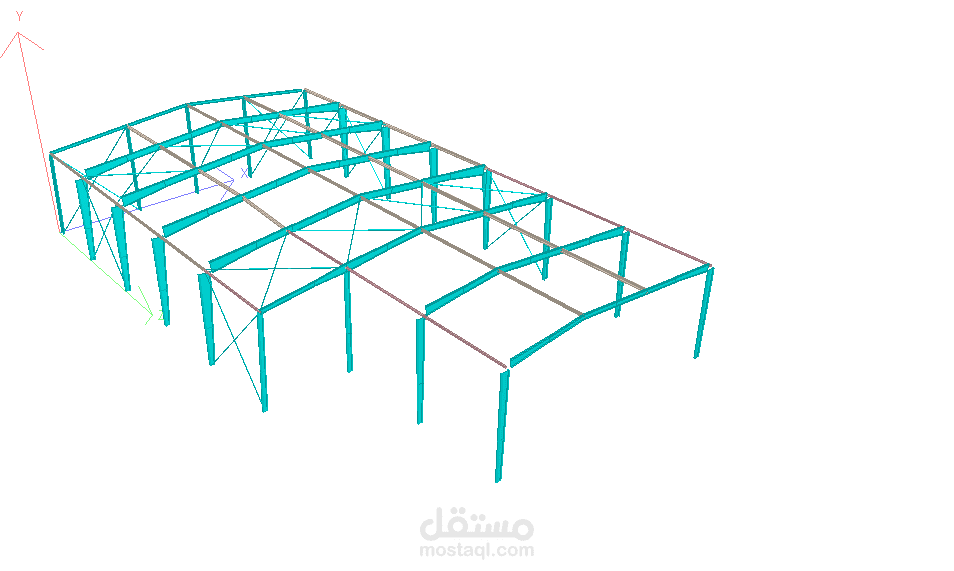تصميم منشأ معدني ٣٠م* ٦٦م