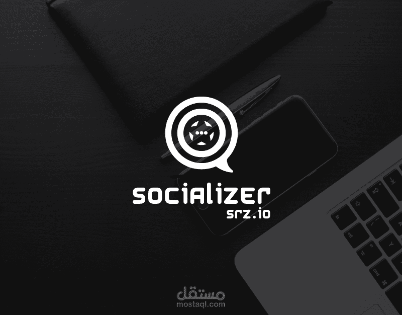 تصميم شعار Socializer