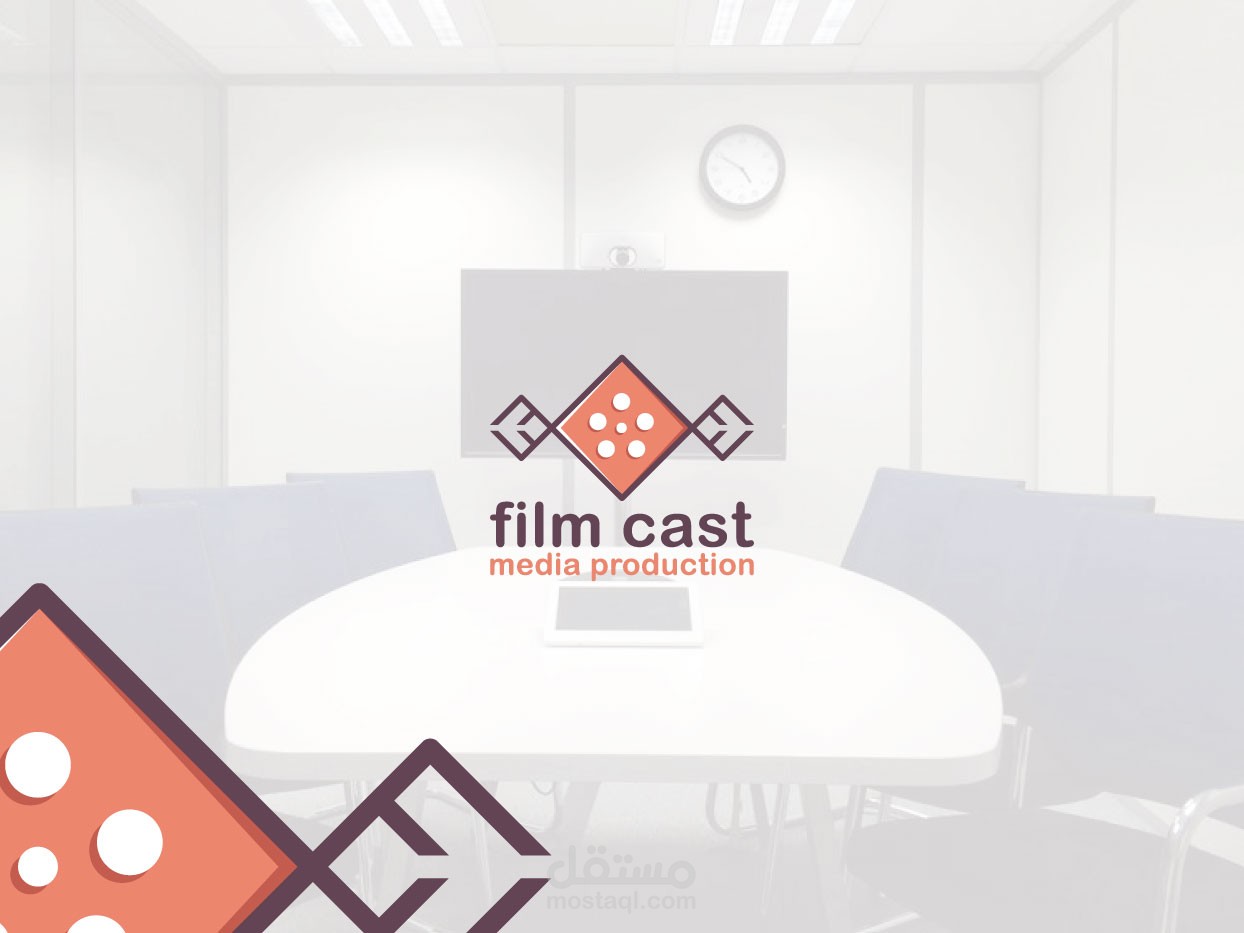 تصميم شعار film cast