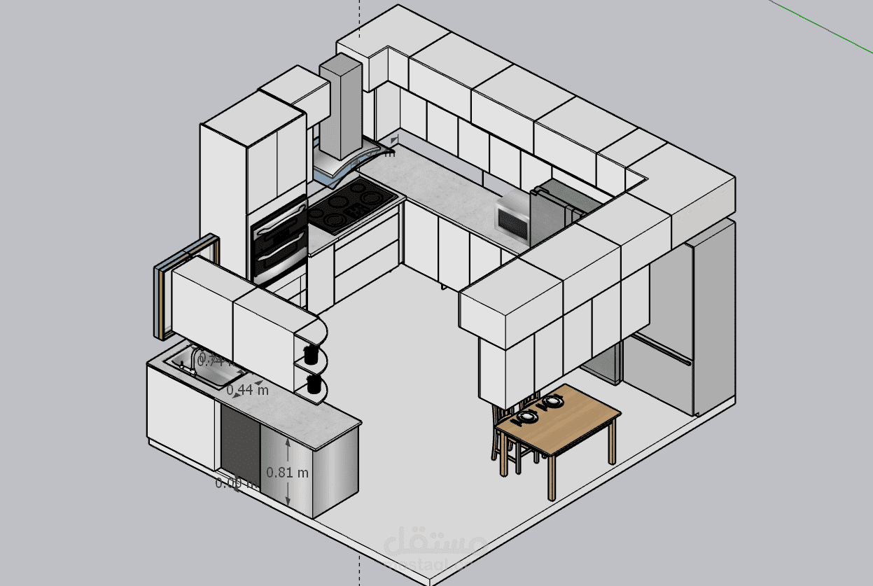 تصميم مطبخ
