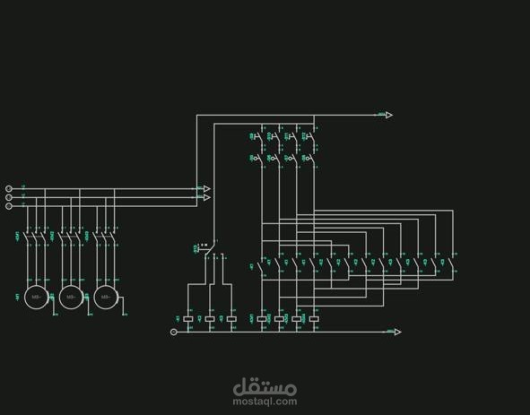 تصميم لوحة كنترول