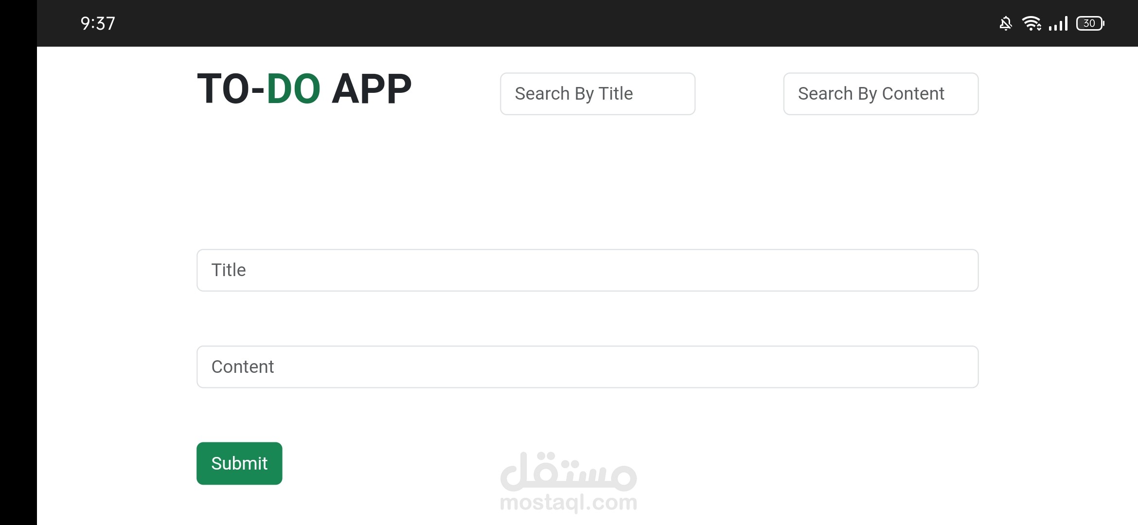 To do list app