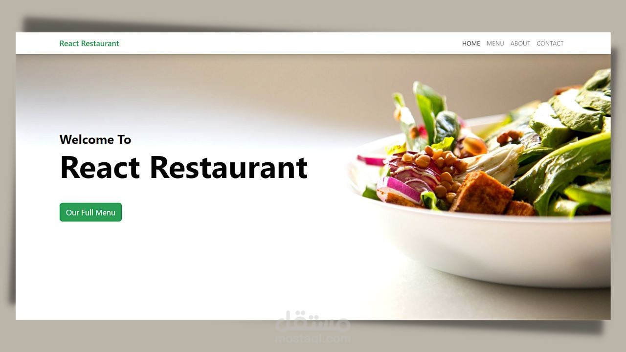 react restaurant