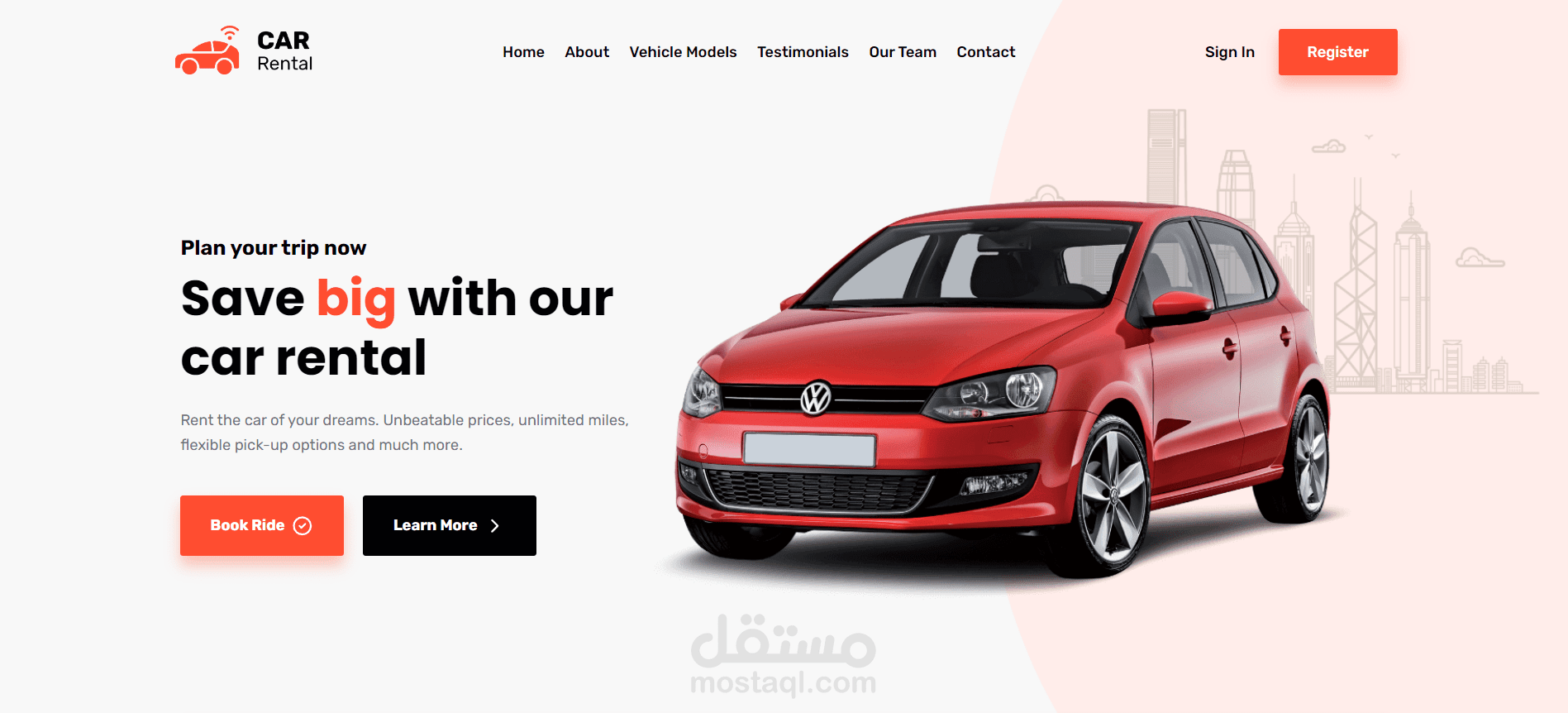 Car-renter website