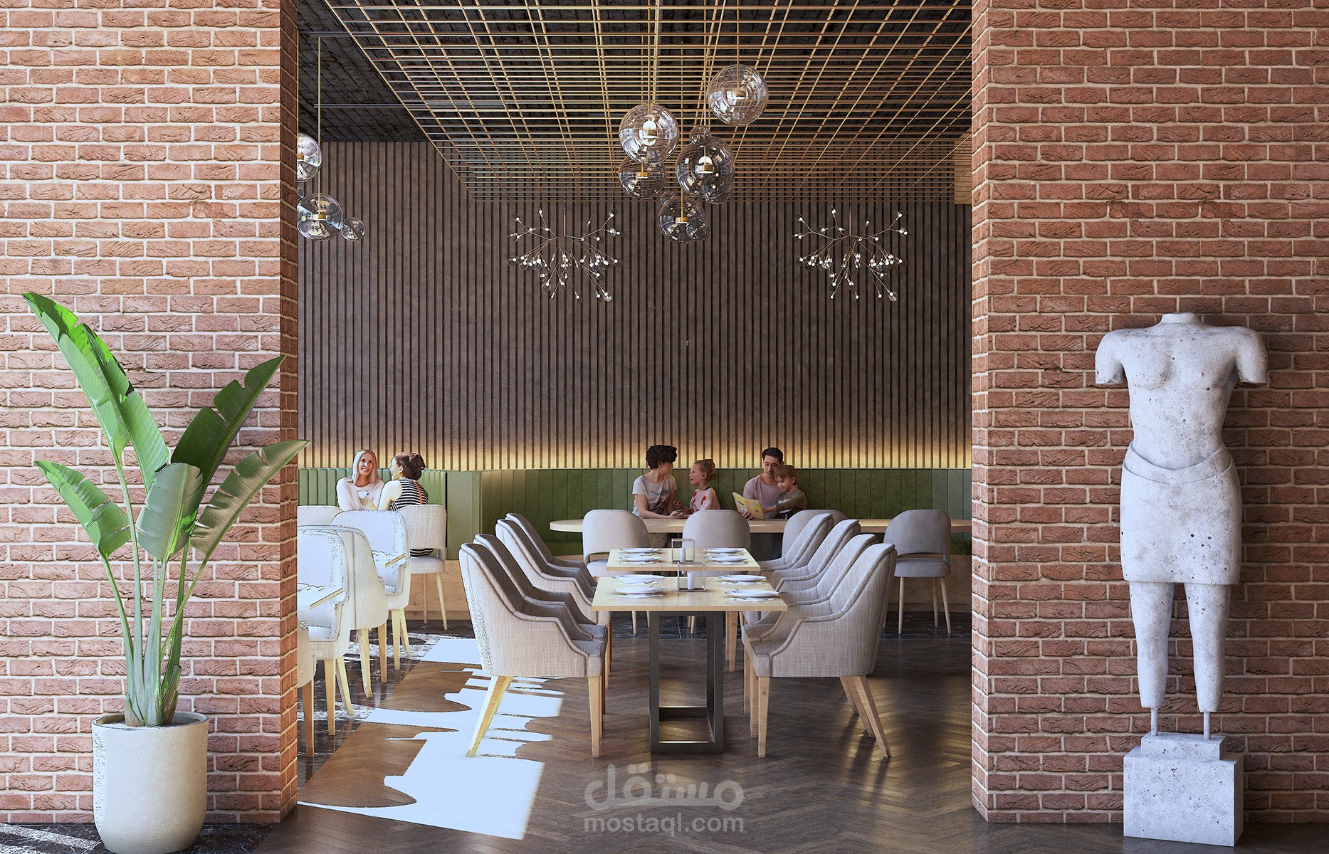 تصميم مطعم