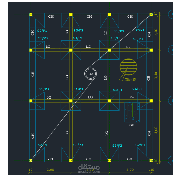 Plan de fondation