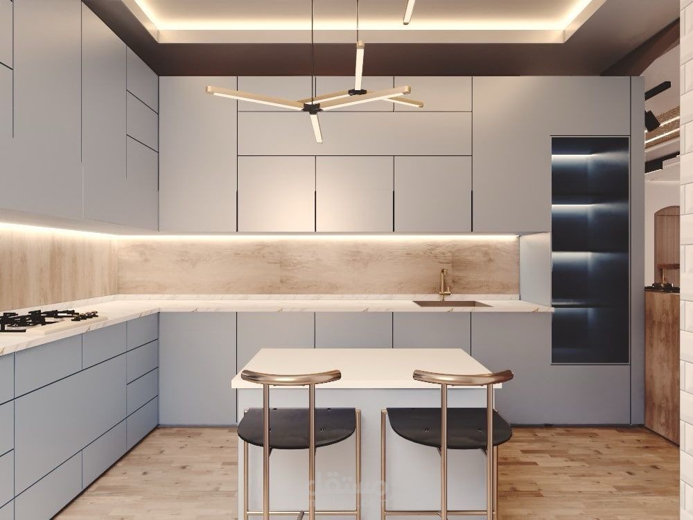 تصميم داخلي عصري لوحده سكنيه