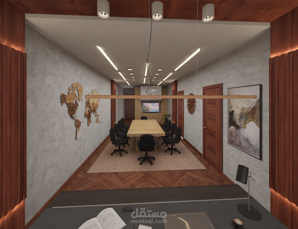 تصميم غرفة اجتماعات
