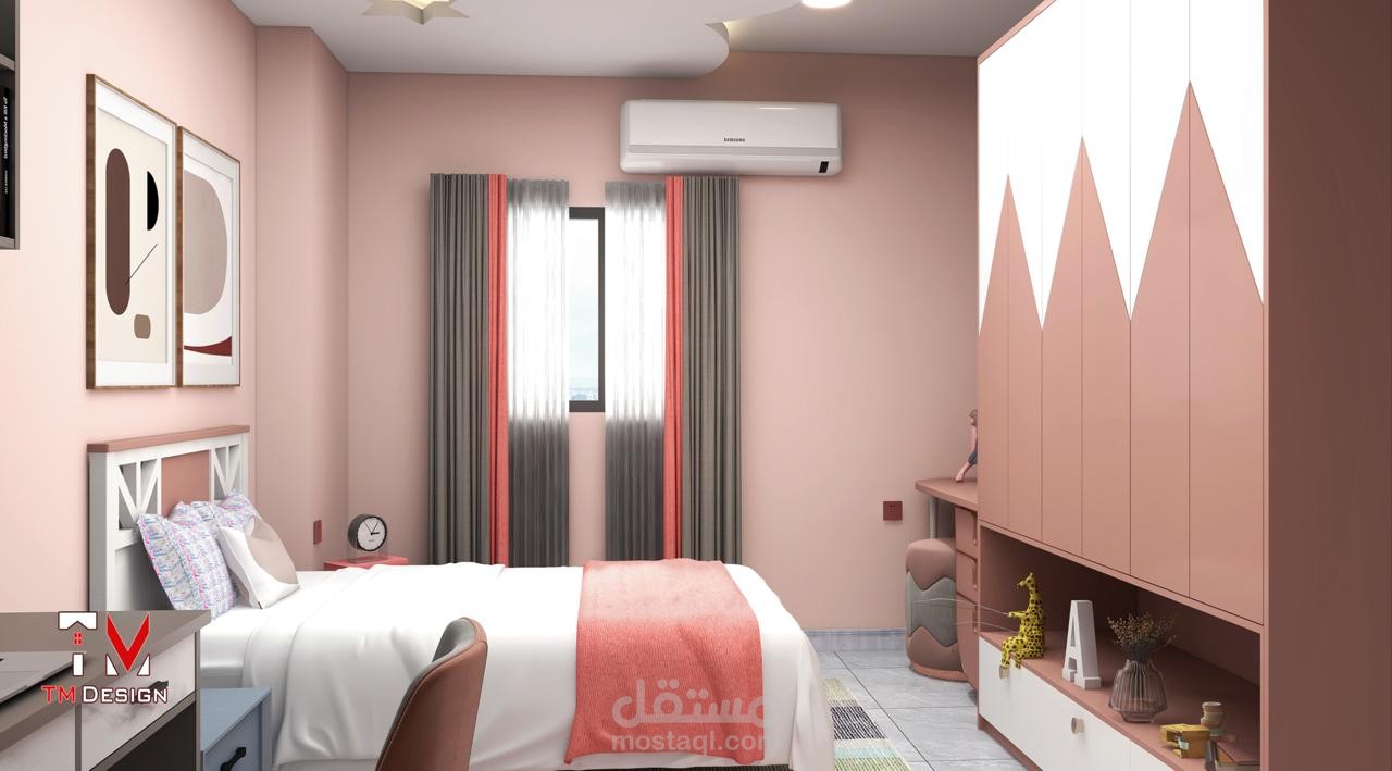 تصميم وتنفيذ وحدة سكنية
