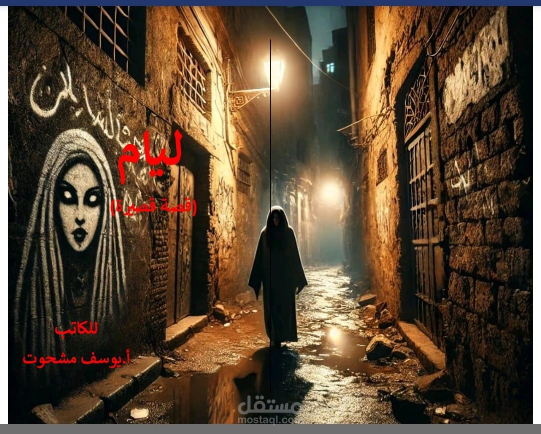 قصة قصيرة قمت بتأليفها (والغلاف من تصميمي)