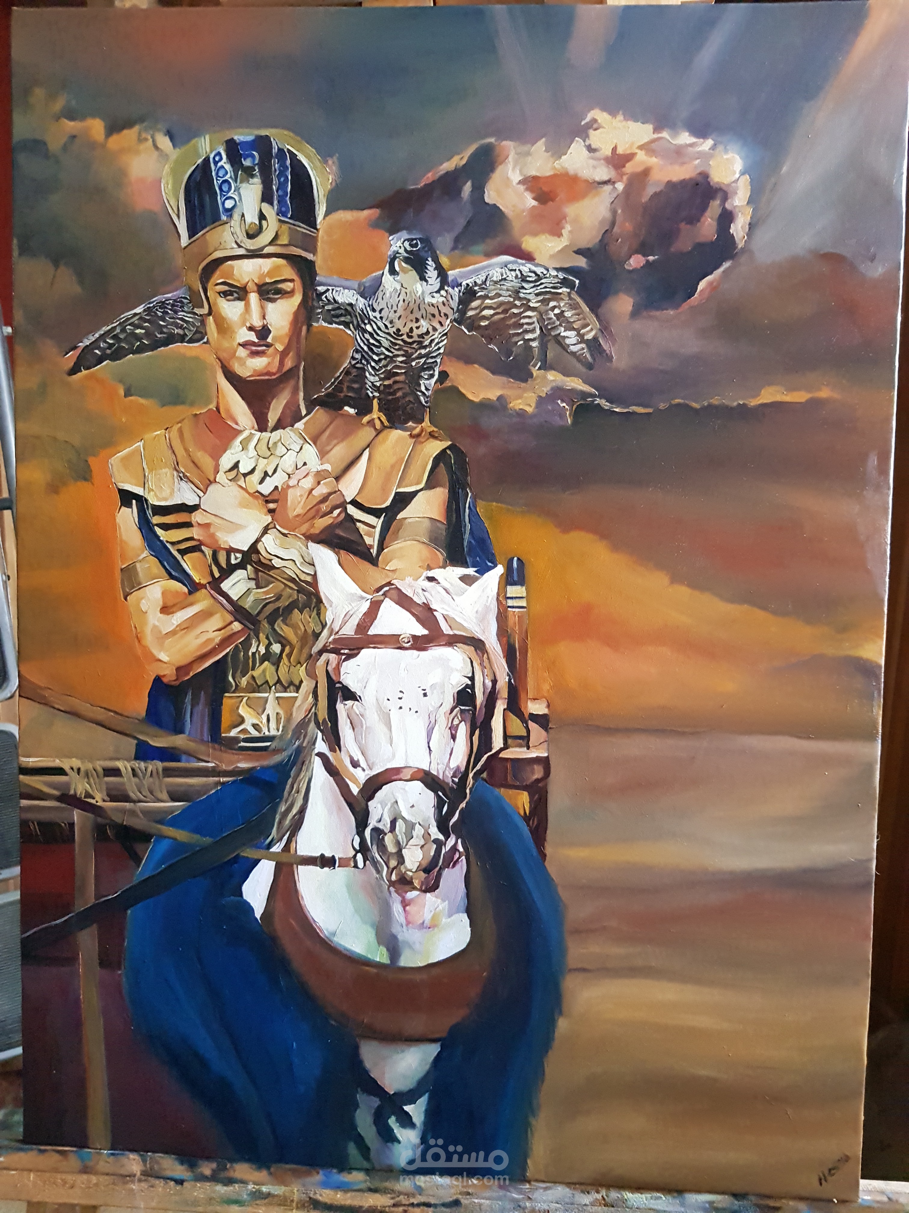 Oil painting on canvas