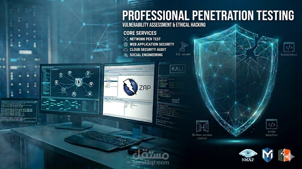اختبار اختراق أخلاقي واكتشاف الثغرات